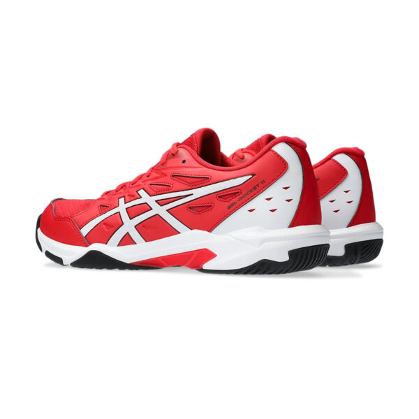 Asics Gel Rocket 11 Badminton Shoes (Classic Red/White)