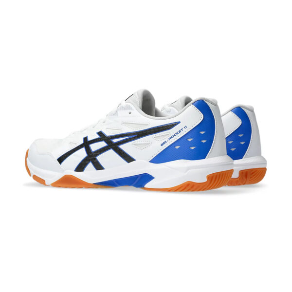 Asics Gel Rocket 11 Badminton Shoes (White/Black)