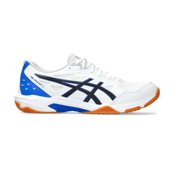 Asics Gel Rocket 11 Badminton Shoes (White/Black)