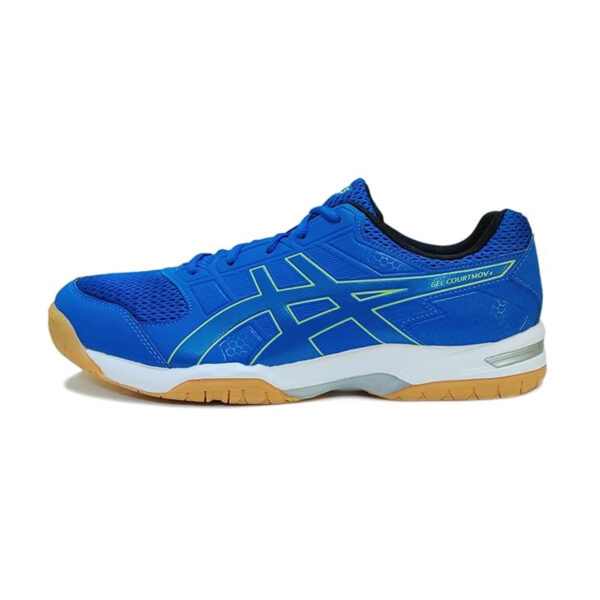 Asics Gel CourtMov+ Badminton Shoes (Lake Drive/Hazard Green)