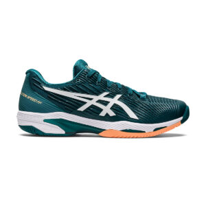 Asics Solution Speed FF 2 Tennis Shoes (Velvet Pine/White)