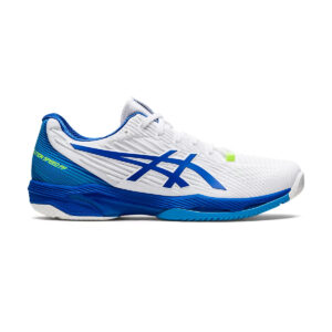 Asics Solution Speed FF 2 Tennis Shoes (White/Tuna Blue)