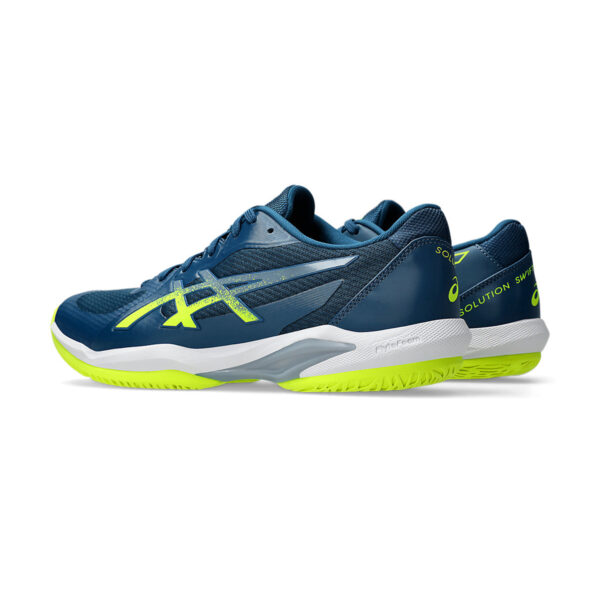 Asics Solution Swift FF 2 Tennis Shoes (Mako Blue/Safety Yellow)