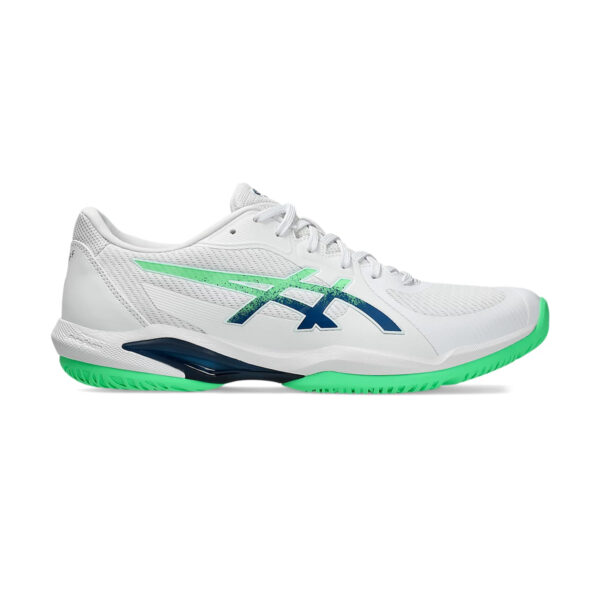 Asics Solution Swift FF2 Tennis Shoes (White/New Leaf)