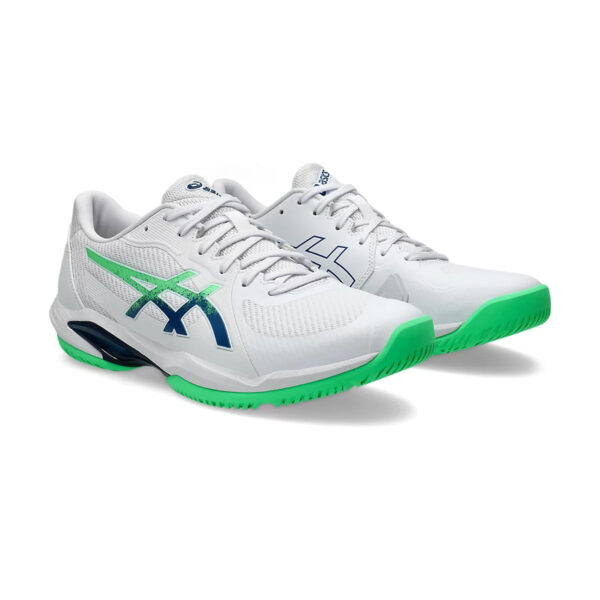 Asics Solution Swift FF2 Tennis Shoes (White/New Leaf)