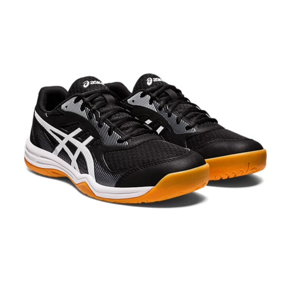 Asics Upcourt 5 Badminton Shoes (Black/White)