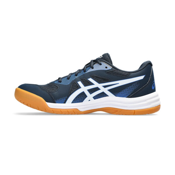 Asics Upcourt 5 Badminton Shoes (French Blue/White)