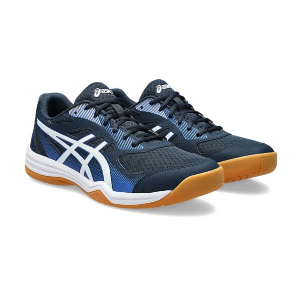 Asics Upcourt 5 Badminton Shoes (French Blue/White)