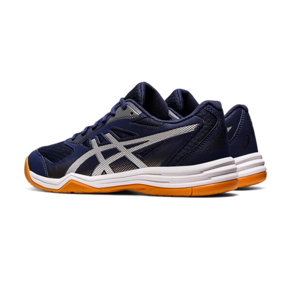 Asics Upcourt 5 Badminton Shoes (Peacoat/Pure Silver)