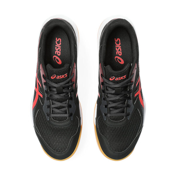 Asics Upcourt 5 Badminton Shoes (Red/Black)