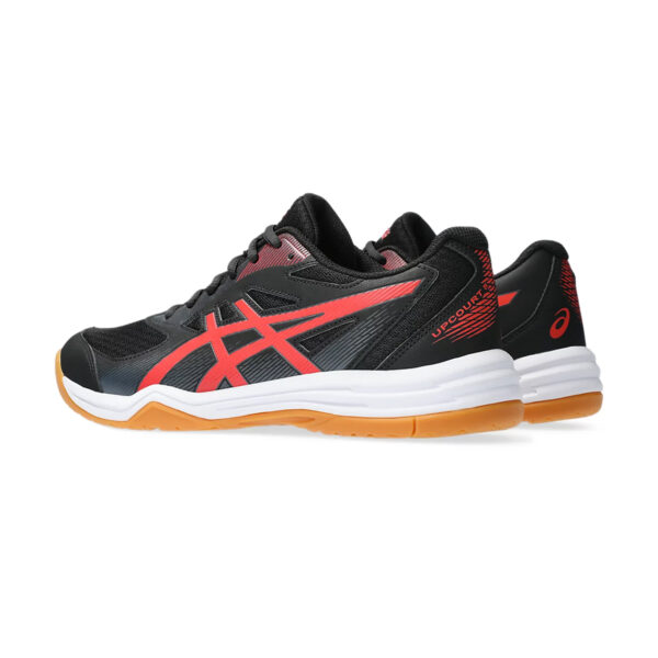 Asics Upcourt 5 Badminton Shoes (Red/Black)