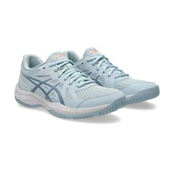 Asics Upcourt 6 Badminton Shoes (Cool Grey/Grey Blue)