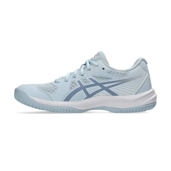 Asics Upcourt 6 Badminton Shoes (Cool Grey/Grey Blue)