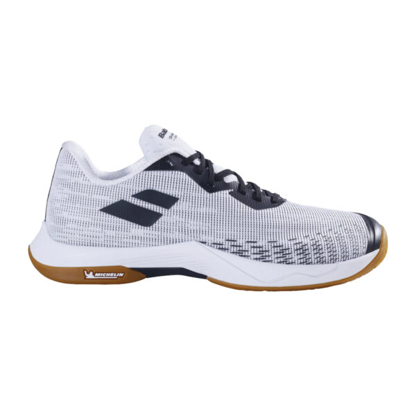 Babolat Shadow Spirit 2 Badminton Shoes - White/Black