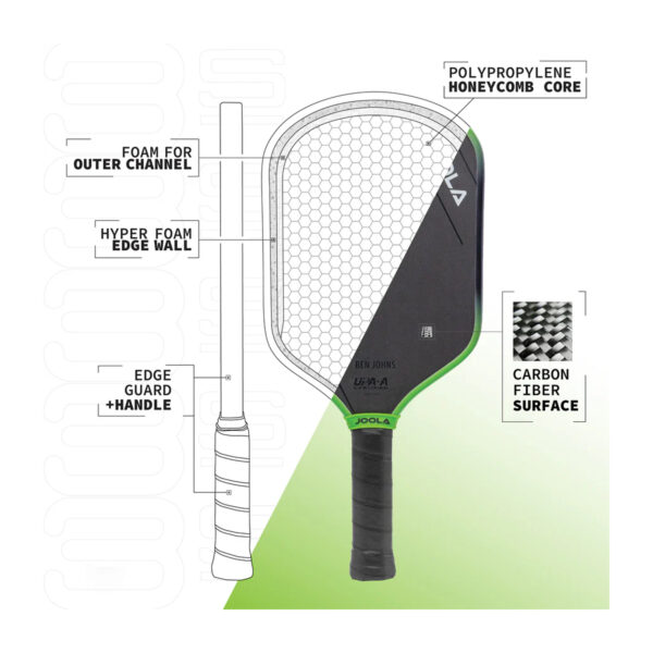 Joola Ben Johns Hyperion 3S Pickleball Paddle (16 mm)