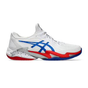 Asics Court FF3 Novak Paris Tennis Shoes (White/Asics Blue)