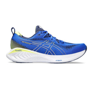 Asics GEL-CUMULUS 25 Running Shoes (Illusion Blue/Glow Yellow)