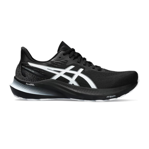 Asics GT 2000 12 Running Shoes (Black/White)