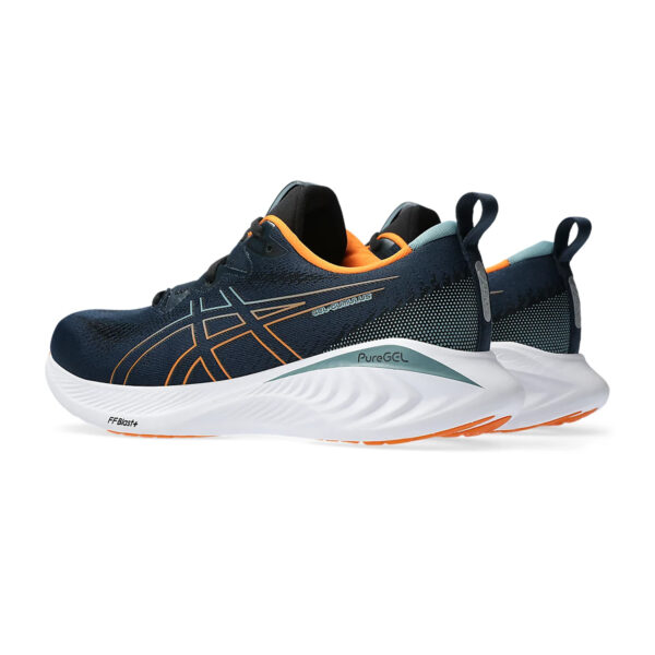 Asics GEL-CUMULUS 25 Running Shoes (French Blue/Bright Orange)