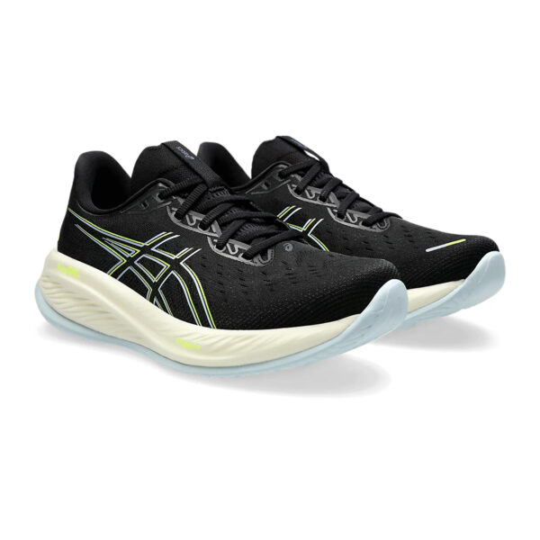 Asics GEL-CUMULUS 26 Running Shoes (Black/Safety Yellow)