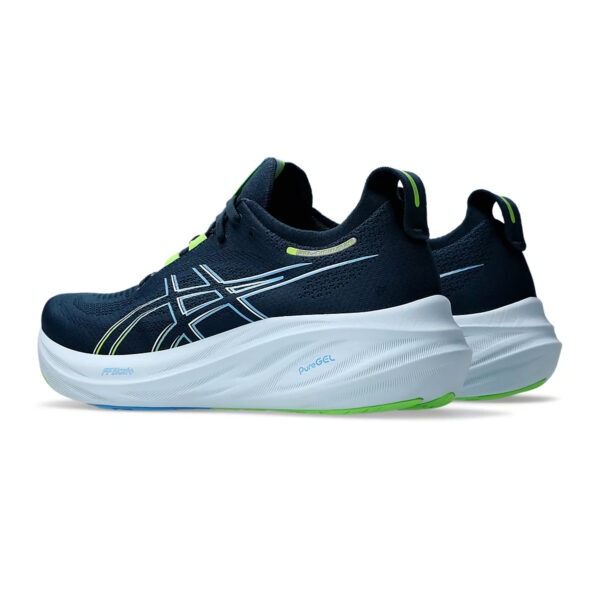 Asics GEL-NIMBUS 26 Running Shoes (French Blue/Electric Lime)