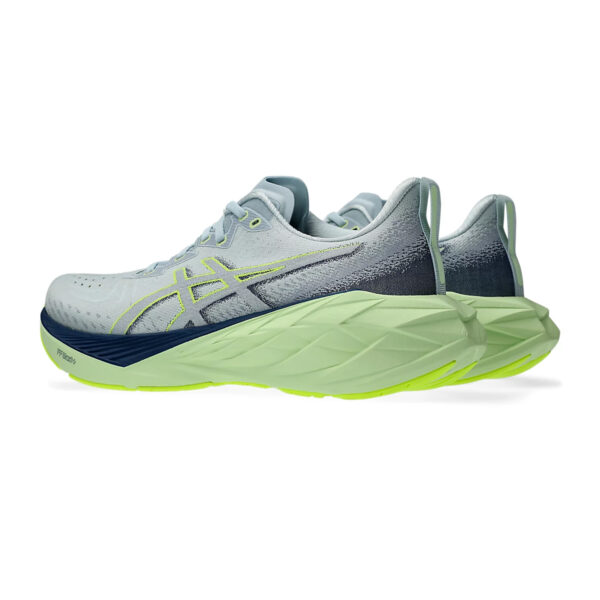 Asics NOVABLAST 4 Running Shoes (Cool Grey/Blue Expanse)