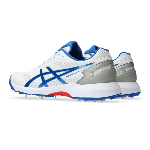 Asics 350 NOT OUT FF Cricket Shoes (White/Tuna Blue)