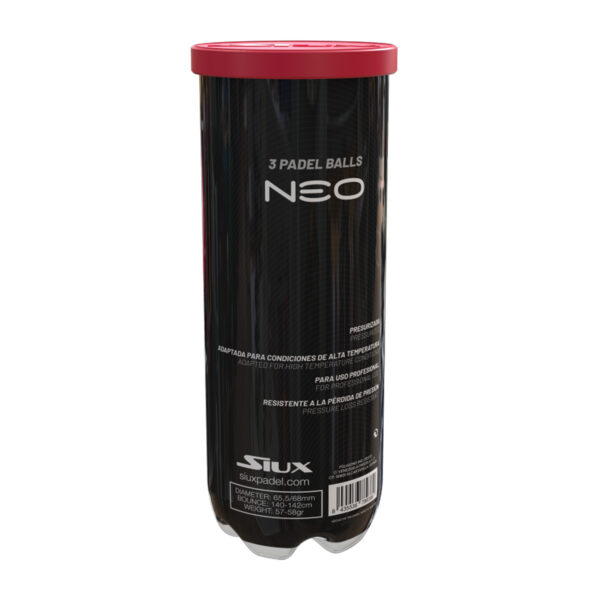 Siux Neo Padel Balls (72 Balls) - 18 Can