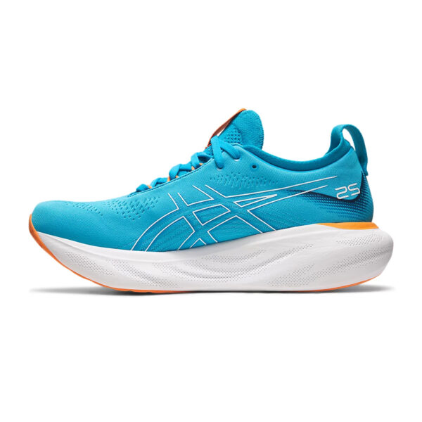 Asics GEL-NIMBUS 25 Running Shoes (Island Blue/Sun Peach)