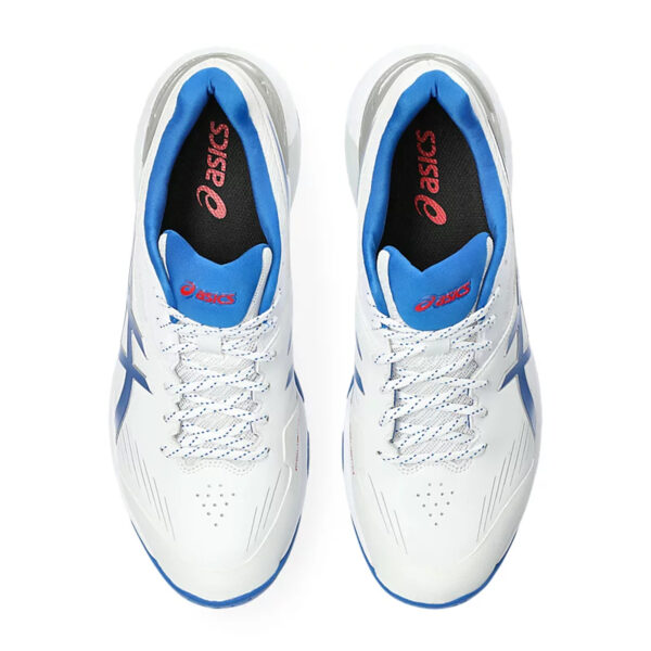 Asics 350 NOT OUT FF Cricket Shoes (White/Tuna Blue)