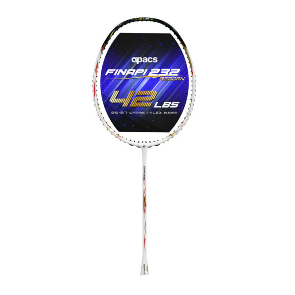 Apacs Finapi 232 Reborn Badminton Racket (White)