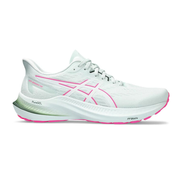 Asics GT 2000 12 Running Shoes (Pure Aqua/White)