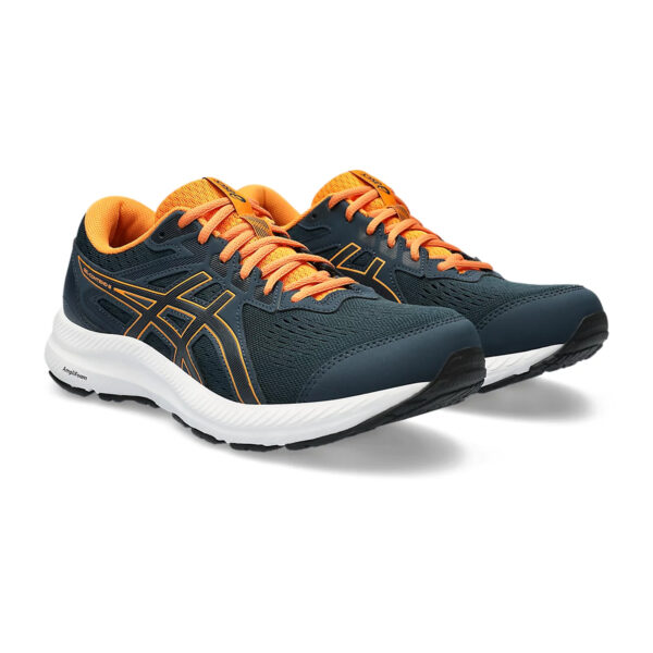 Asics GEL-CONTEND 8 Running Shoes (French Blue/Bright Orange)