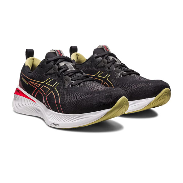 Asics GEL-CUMULUS 25 Running Shoes (Black/Electric Red)