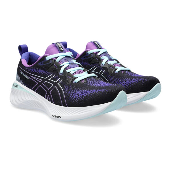 Asics GEL-CUMULUS 25 Running Shoes (Black/Aquamarine)