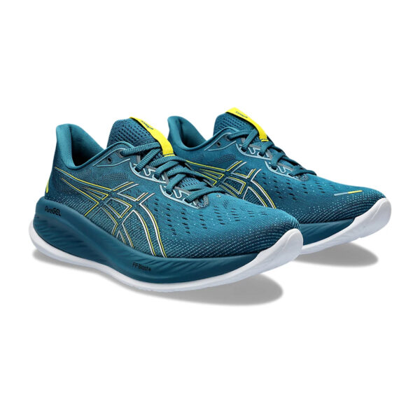 Asics GEL-CUMULUS 26 Running Shoes (Evening Teal/Bright Yellow)