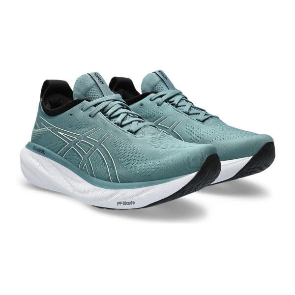 Asics GEL-NIMBUS 25 Running Shoes (Foggy Teal/Pure Aqua)