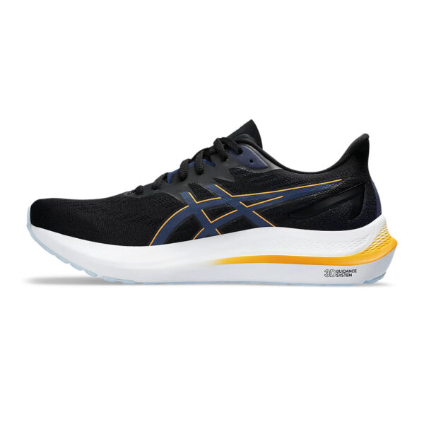 Asics GT 2000 12 Running Shoes (Black/Fellow Yellow)