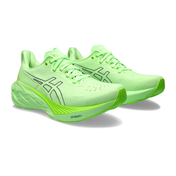 Asics NOVABLAST 4 Running Shoes (Illuminate Green/Lime Burst)