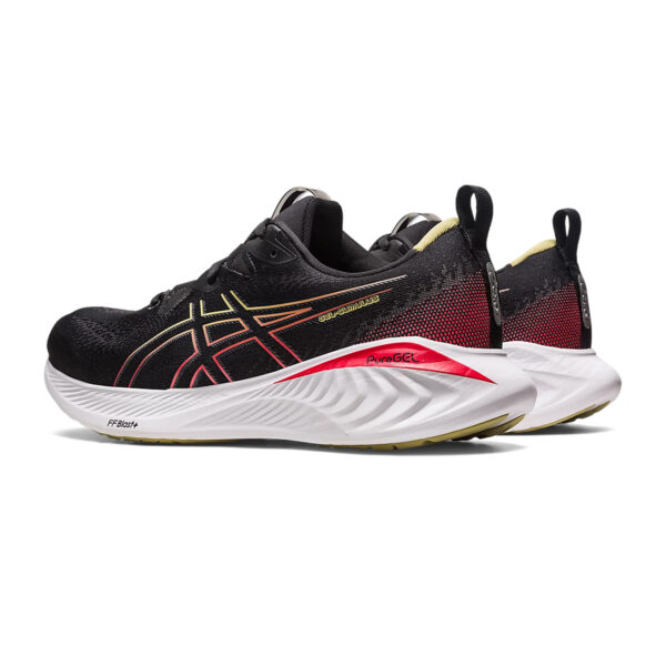 Asics GEL-CUMULUS 25 Running Shoes (Black/Electric Red)