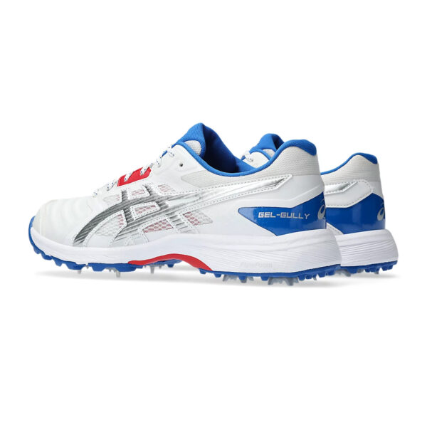 Asics GEL GULLY 7 Cricket Shoes (White/Pure Silver)