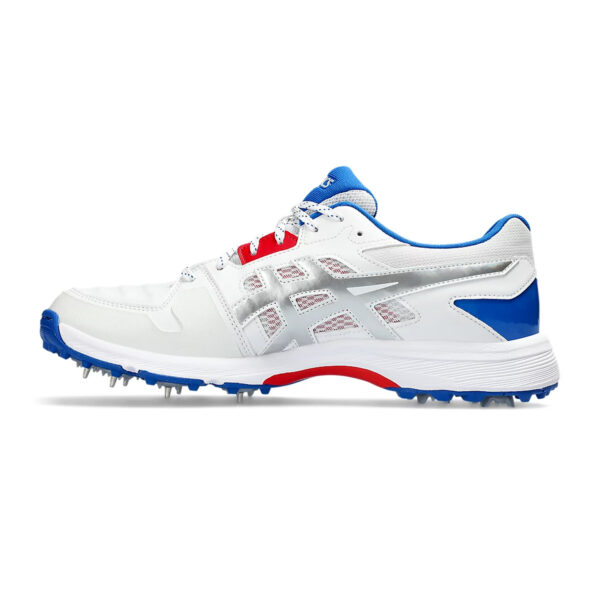 Asics GEL GULLY 7 Cricket Shoes (White/Pure Silver)