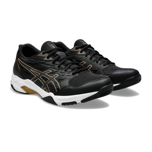 Asics Gel Rocket 11 Badminton Shoes (Black/Pure Gold)