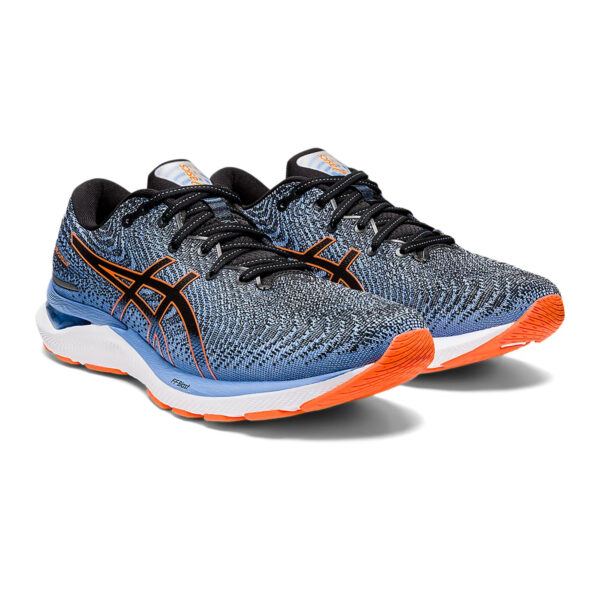 Asics GEL-CUMULUS 24 Running Shoes (Black/Shocking Orange)