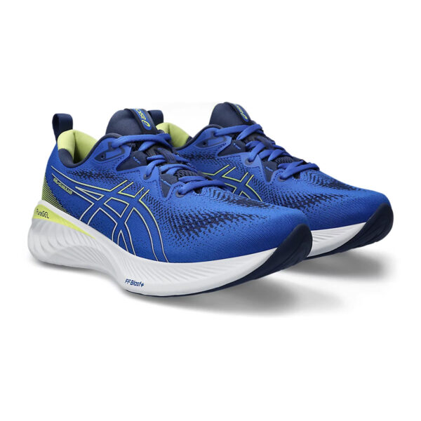 Asics GEL-CUMULUS 25 Running Shoes (Illusion Blue/Glow Yellow)