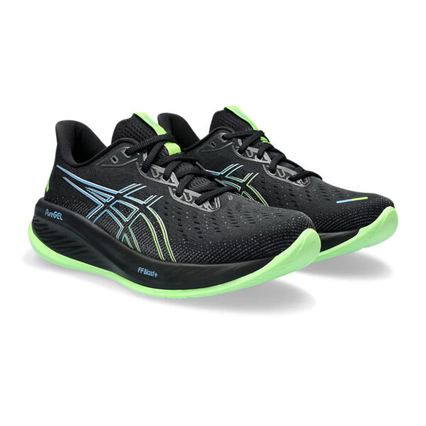 Asics GEL-CUMULUS 26 Running Shoes (Black/Electric Lime)