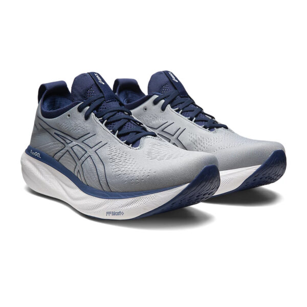 Asics GEL-NIMBUS 25 Running Shoes (Sheet Rock/Indigo Blue)