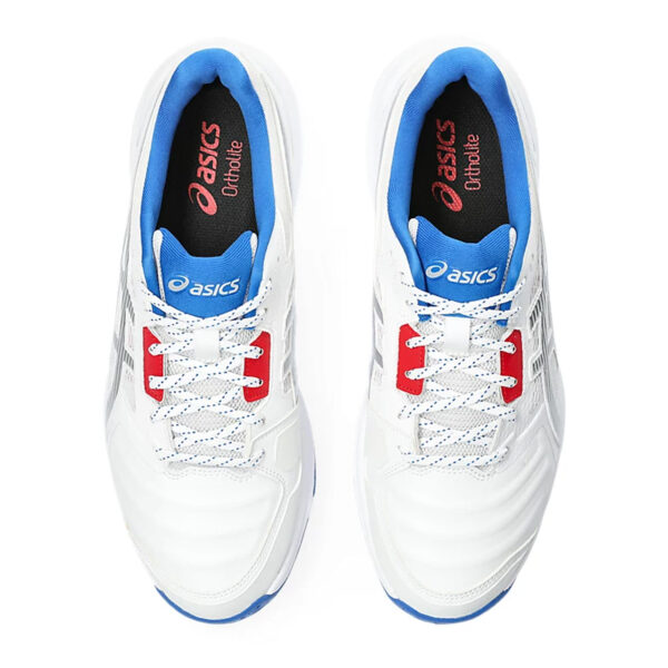 Asics GEL GULLY 7 Cricket Shoes (White/Pure Silver)