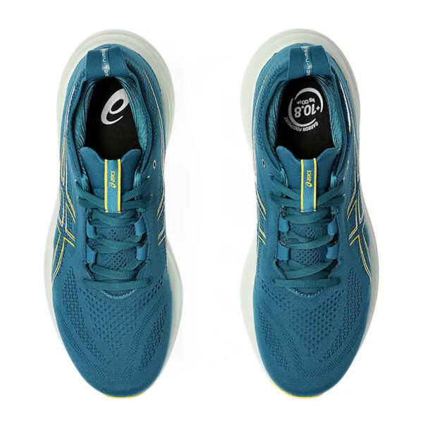 Asics GEL-NIMBUS 26 Running Shoes (Evening Teal/Light Mustard)