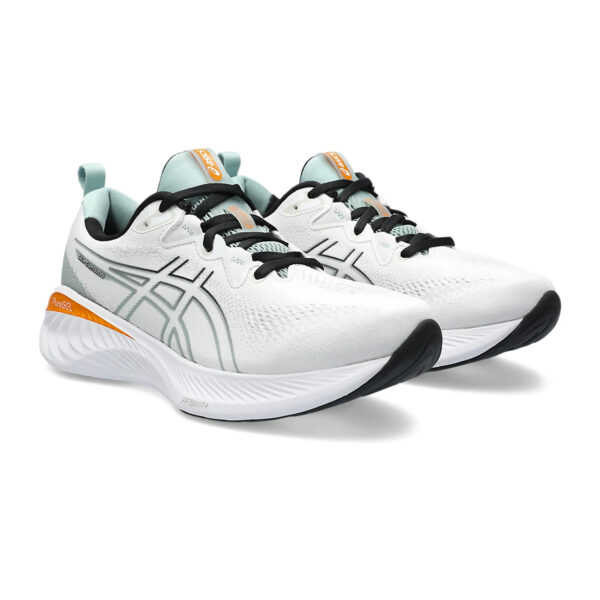 Asics GEL-CUMULUS 25 Running Shoes (White/Black)